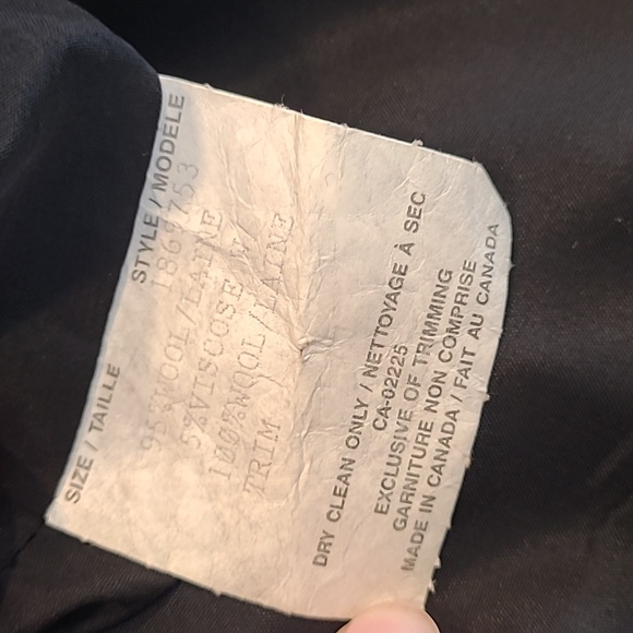 VTG SELINA Woolmarked Dress with Built in Multi-colored Patterned Blazer - Picture 16 of 17